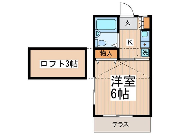 コーポジュンの物件間取画像